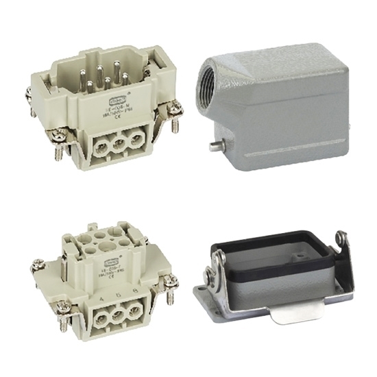 Heavy Duty Connector, 6 Pin, AC 500V / 16A Heavy Duty Connector, 6 Pin, AC 500V / 16A