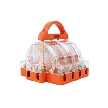 4 Pole Double Throw Knife Switch With LED Indicator 4 Pole Double Throw Knife Switch With LED Indicator