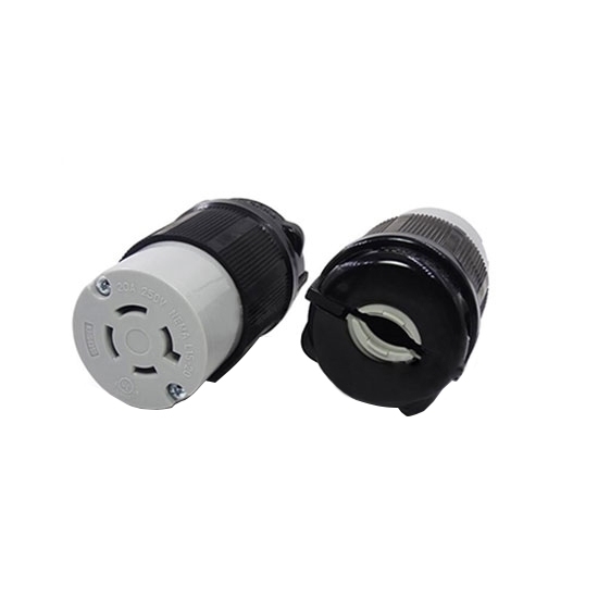 20A 125V/ 250V Locking Plug, 3 Pole 4 Wire 20A 125V/ 250V Locking Plug, 3 Pole 4 Wire
