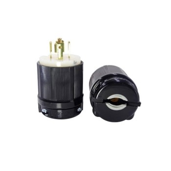 30A 277V/ 480V Locking Plug, 4 Pole 5 Wire 30A 277V/ 480V Locking Plug, 4 Pole 5 Wire