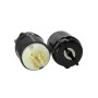 20A 347V/ 600V Locking Plug, 4 Pole 5 Wire