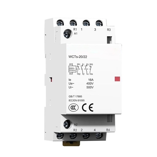 16 Amp 2/4 Pole Lighting Contactor, 24V/110V/220V Coil 16 Amp 2/4 Pole Lighting Contactor, 24V/110V/220V Coil
