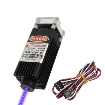 Blue Laser Module For 3D Printer, 445nm 1500mW, TTL/PWM