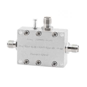 LNA RF Low Noise Amplifier, 0.02~6 GHz, 21.5dB Gain LNA RF Low Noise Amplifier, 0.02~6 GHz, 21.5dB Gain