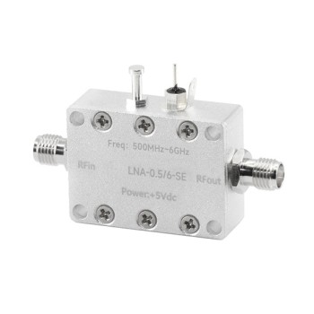 LNA RF Low Noise Amplifier, 0.5~6 GHz, 23dB Gain LNA RF Low Noise Amplifier, 0.5~6 GHz, 23dB Gain