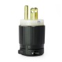 15A 125V Locking Plug, 2 Pole, 3 Wire