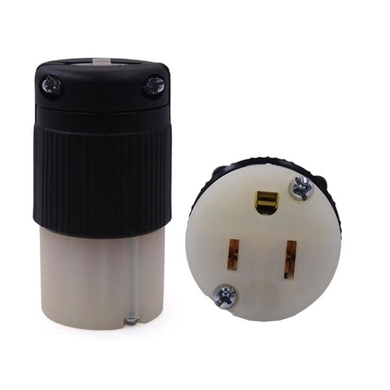 15A 125V Locking Plug, 2 Pole, 3 Wire 15A 125V Locking Plug, 2 Pole, 3 Wire