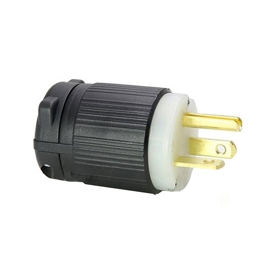 20A 125V Locking Plug, 2 Pole 3 Wire 20A 125V Locking Plug, 2 Pole 3 Wire