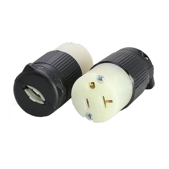 20A 125V Locking Plug, 2 Pole 3 Wire 20A 125V Locking Plug, 2 Pole 3 Wire