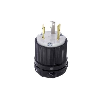 30A 125V Locking Plug, 2 Pole 3 Wire 30A 125V Locking Plug, 2 Pole 3 Wire