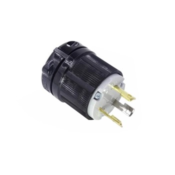 30A 125V Locking Plug, 2 Pole 3 Wire 30A 125V Locking Plug, 2 Pole 3 Wire