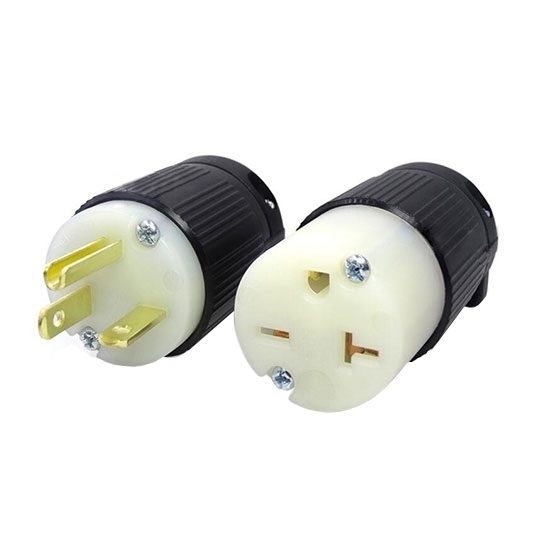 20A 250V Locking Plug, 2 Pole 3 Wire 20A 250V Locking Plug, 2 Pole 3 Wire