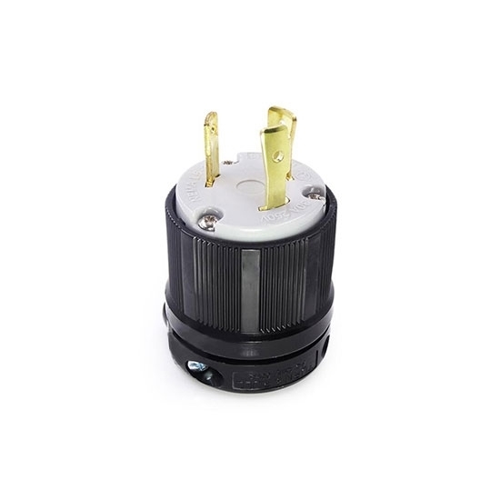 30A 250V Locking Plug, 2 Pole 3 Wire 30A 250V Locking Plug, 2 Pole 3 Wire