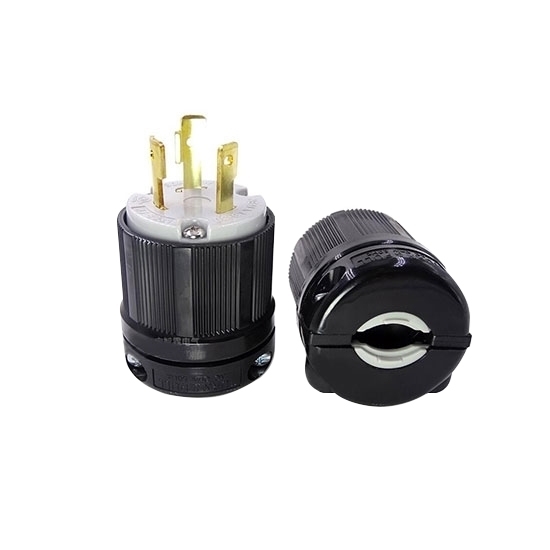 30A 250V Locking Plug, 2 Pole 3 Wire 30A 250V Locking Plug, 2 Pole 3 Wire