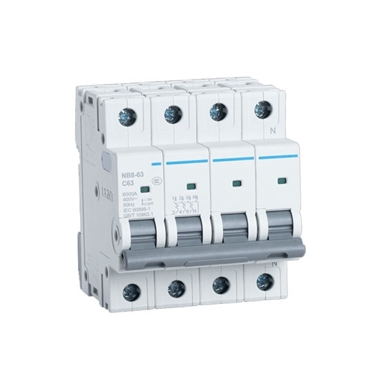 10 Amp 4 Pole Miniature Circuit Breaker 10 Amp 4 Pole Miniature Circuit Breaker