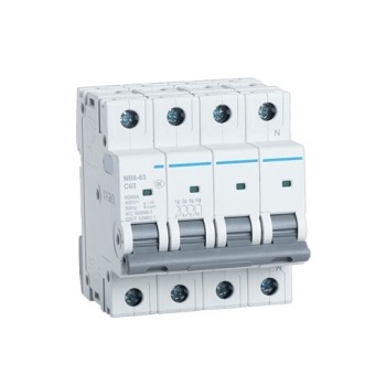 16 Amp 4 Pole Miniature Circuit Breaker 16 Amp 4 Pole Miniature Circuit Breaker
