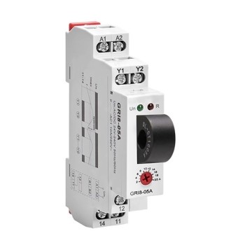 Current Monitoring Relay, 2-20A Adjustable, AC/DC24V-240V Current Monitoring Relay, 2-20A Adjustable, AC/DC24V-240V