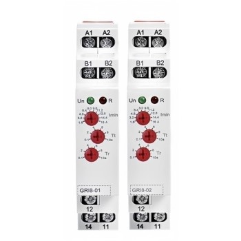 Current Monitoring Relay, Over/ Under Current, 1A/2A/5A/8A/16A, AC/DC24V-240V Current Monitoring Relay, Over/ Under Current, 1A/2A/5A/8A/16A, AC/DC24V-240V