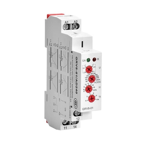 Single Phase Voltage Monitoring Relay, 12V/24V DC, 110V/220V AC Single Phase Voltage Monitoring Relay, 12V/24V DC, 110V/220V AC