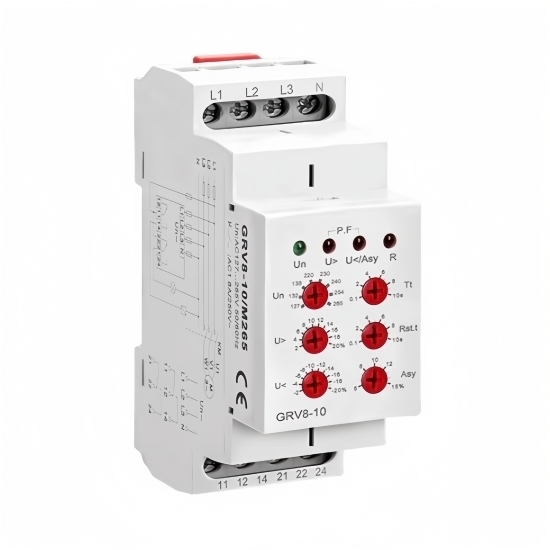 3 Phase Voltage Monitor Relay, 3-wire 220V-460V/4-wire 127V-265V 3 Phase Voltage Monitor Relay, 3-wire 220V-460V/4-wire 127V-265V