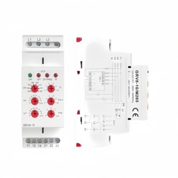 3 Phase Voltage Monitor Relay, 3-wire 220V-460V/4-wire 127V-265V 3 Phase Voltage Monitor Relay, 3-wire 220V-460V/4-wire 127V-265V