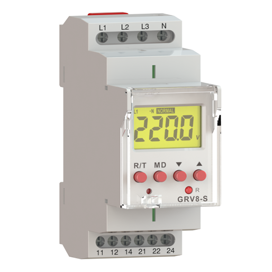 Under/Over Voltage Monitoring Relay, LCD, 3 Phase 3-wire/4-wire Under/Over Voltage Monitoring Relay, LCD, 3 Phase 3-wire/4-wire