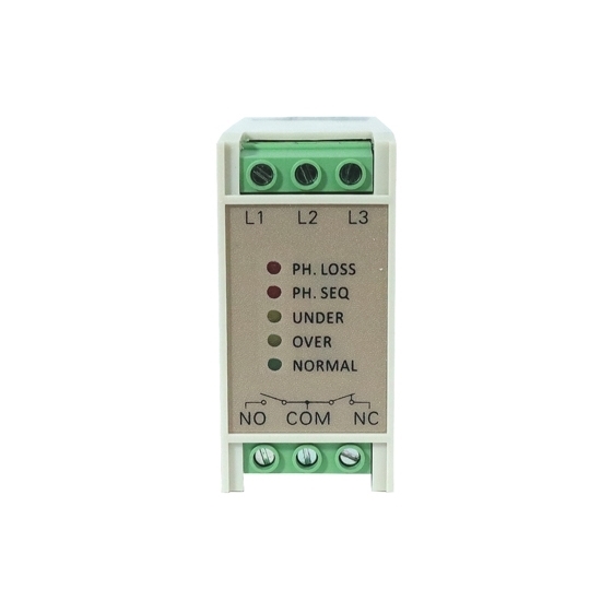 3 Phase Monitoring Relay, SPDT, Phase Failure/Undervoltage/Overvoltage 3 Phase Monitoring Relay, SPDT, Phase Failure/Undervoltage/Overvoltage