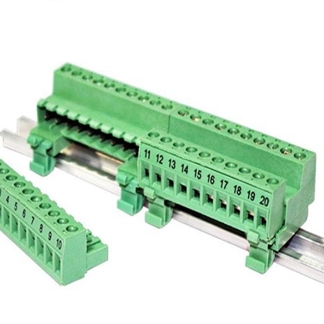 Pluggable Screw Terminal Block, 10P/ 20P, 300V, 8A Pluggable Screw Terminal Block, 10P/ 20P, 300V, 8A