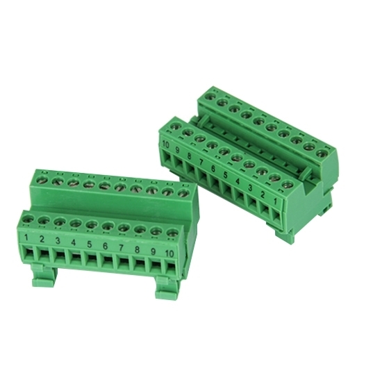 Pluggable Screw Terminal Block, 10P/ 20P, 300V, 8A Pluggable Screw Terminal Block, 10P/ 20P, 300V, 8A