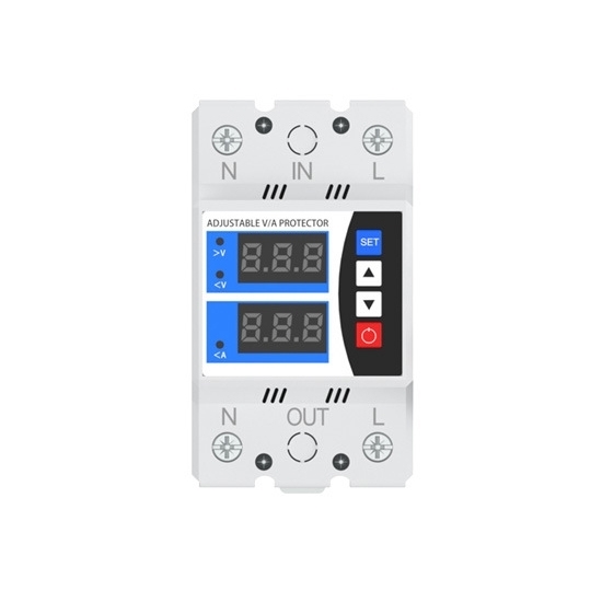 Digital Over And Under Voltage Protector, 63A/80A/100A Digital Over And Under Voltage Protector, 63A/80A/100A