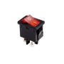 Illuminated Rocker Switch, 4 Pin