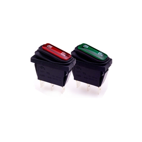 Waterproof Lighted Rocker Switch Waterproof Lighted Rocker Switch