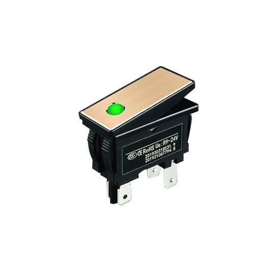 Lighted Rocker Switch, 24V