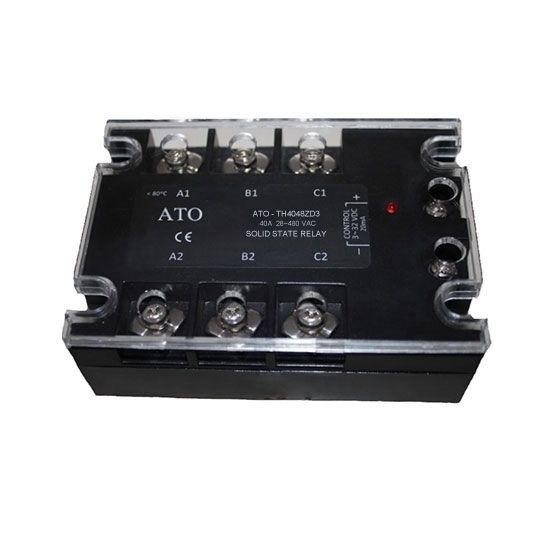 Solid State Relay, 3 Phase, SSR-120DA, 120A 3-32V DC To AC Solid State Relay, 3 Phase, SSR-120DA, 120A 3-32V DC To AC