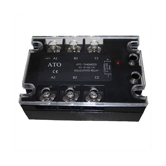 Solid State Relay, 3 Phase, SSR-40DA, 40A 3-32V DC To AC Solid State Relay, 3 Phase, SSR-40DA, 40A 3-32V DC To AC