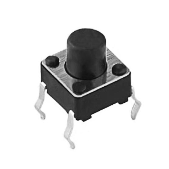 6x6x5mm Tact Push Button Switch, 4 Pin 6x6x5mm Tact Push Button Switch, 4 Pin
