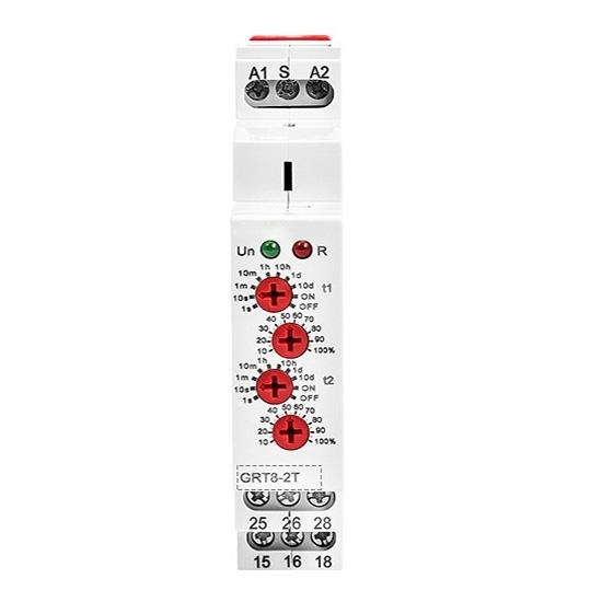 Time Delay Relay, Double Delay On, AC 220V, AC/DC 12-240V Time Delay Relay, Double Delay On, AC 220V, AC/DC 12-240V