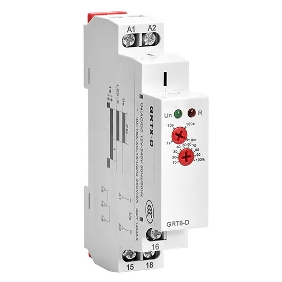 Time Delay Relay, Delay Off Without Supply Power, AC/DC 12-240V Time Delay Relay, Delay Off Without Supply Power, AC/DC 12-240V
