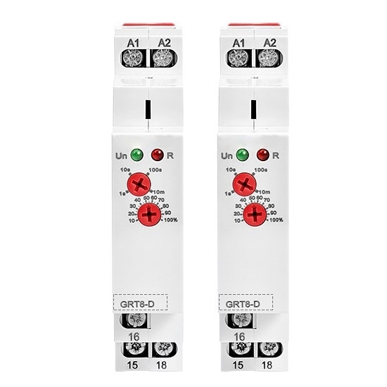 Time Delay Relay, Delay Off Without Supply Power, AC/DC 12-240V Time Delay Relay, Delay Off Without Supply Power, AC/DC 12-240V
