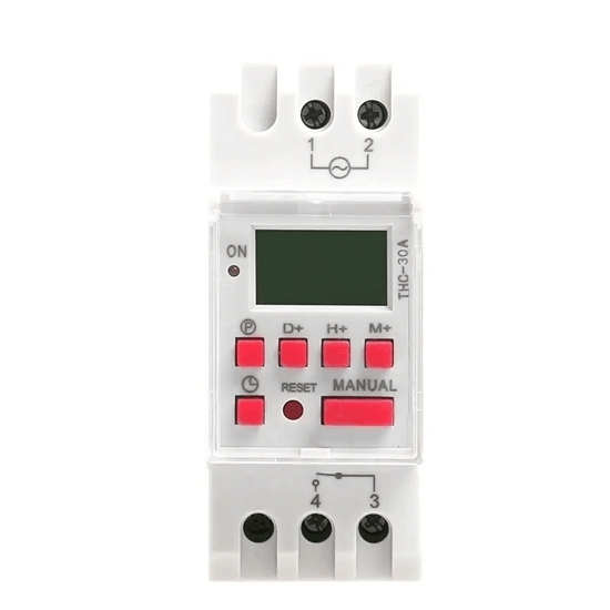 30 Amp Digital Timer Switch, 12/24V DC, 220/110V AC 30 Amp Digital Timer Switch, 12/24V DC, 220/110V AC