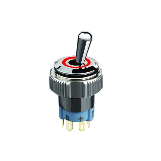 12V Lighted Toggle Switch, 6 Pin 12V Lighted Toggle Switch, 6 Pin