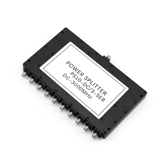 10 Way RF Power Divider, DC~3 GHz