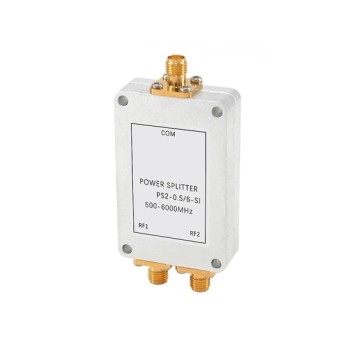 2 Way RF Power Divider, 0.5~6 GHz 2 Way RF Power Divider, 0.5~6 GHz