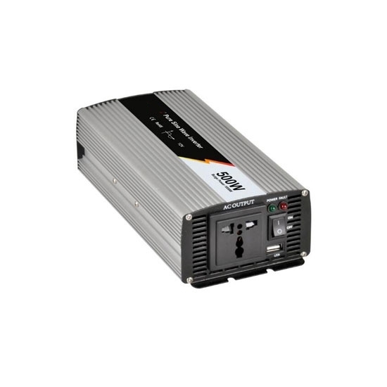 500 Watt Pure Sine Wave Power Inverter, 12V DC To 220V AC 500 Watt Pure Sine Wave Power Inverter, 12V DC To 220V AC