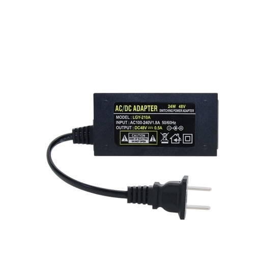 48V 0.5A Non PoE Injector, 10/100Mbps