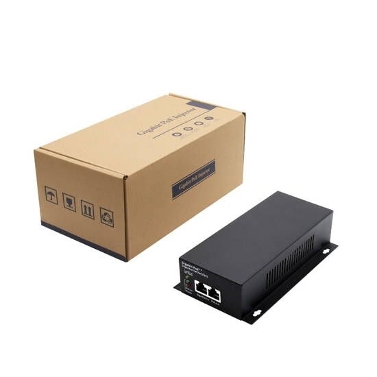 90W Gigabit PoE Injector Adapter, RJ-45
