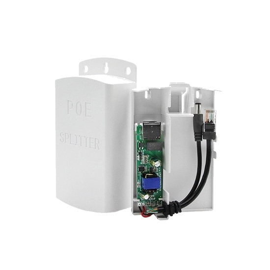 48V To 12V Outdoor PoE Splitter, 802.3-AF/AT 48V To 12V Outdoor PoE Splitter, 802.3-AF/AT