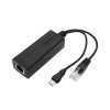 48V To 5V PoE Splitter, 2.4A, USB-C Adapter 48V To 5V PoE Splitter, 2.4A, USB-C Adapter