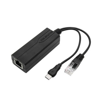 48V To 5V PoE Splitter, 2.4A, USB-C Adapter