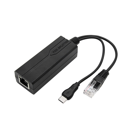 48V To 5V PoE Splitter, 2.4A, USB-C Adapter 48V To 5V PoE Splitter, 2.4A, USB-C Adapter